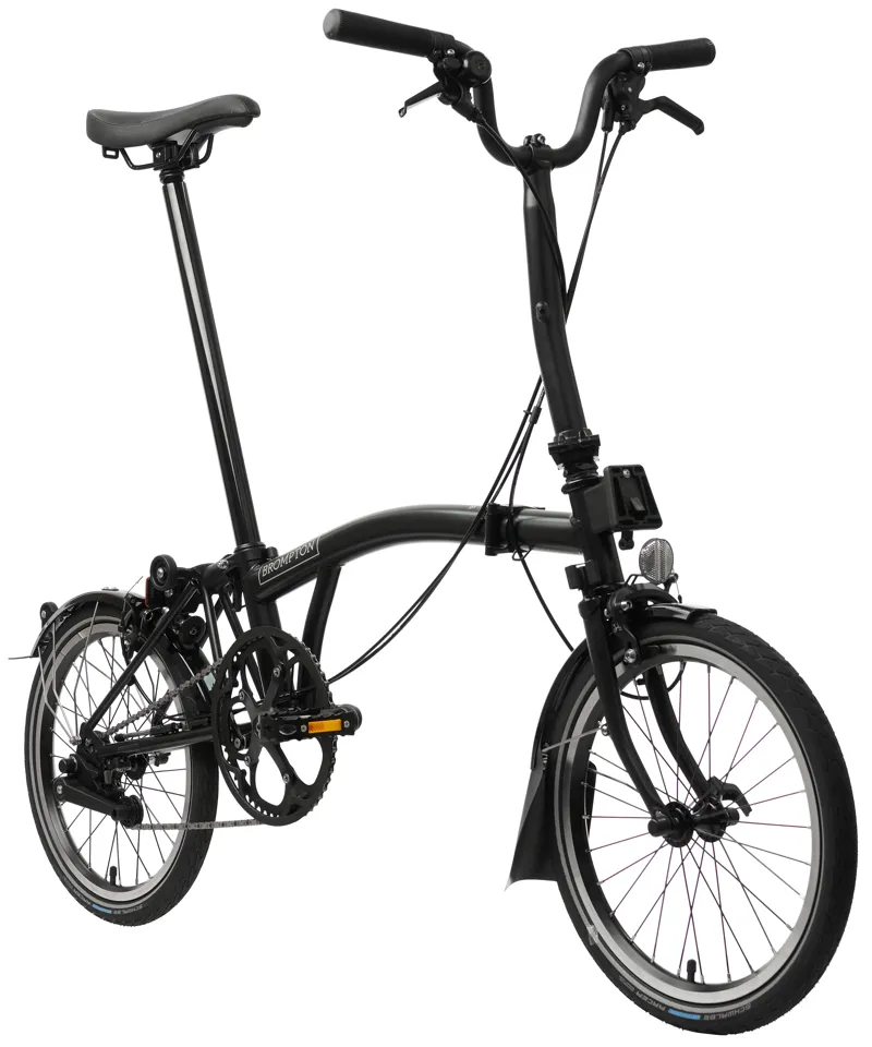 Brompton C Line Urban Folding Bike 2023 in Black-1